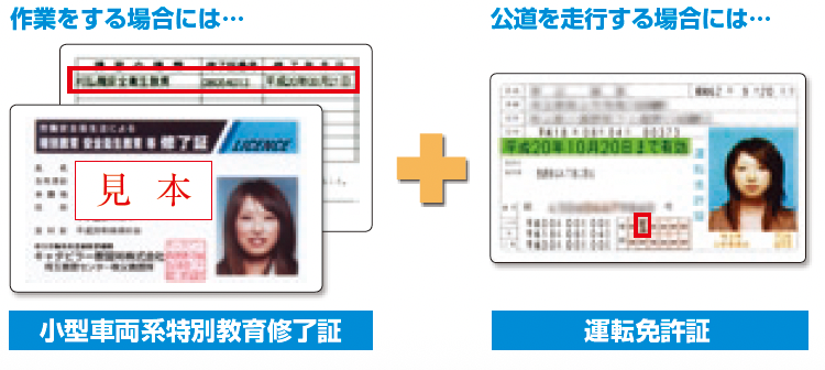 除雪作業に必要な技能講習資格、特別教育資格、免許