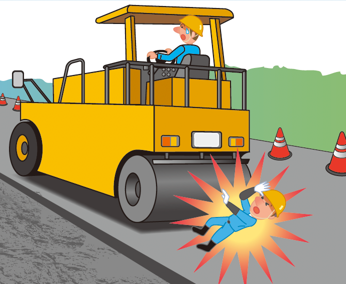 締固め(ローラー)作業事故